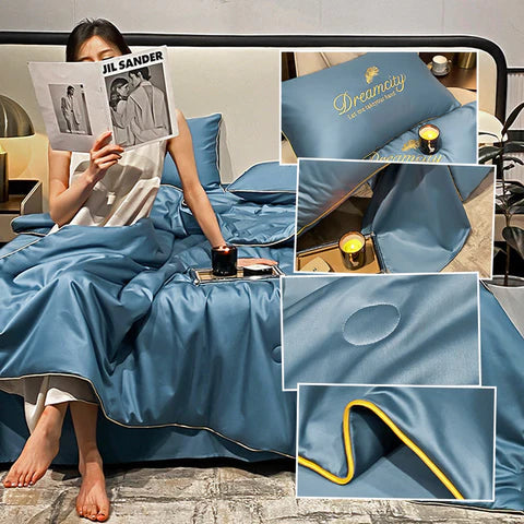 Couette rafraÃ®chissante d'Ã©tÃ© brodÃ©e