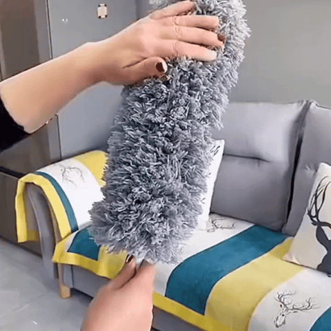 Brosse à plumeau extensible en microcarence