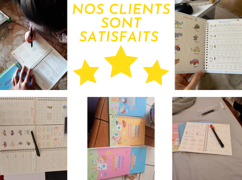 Cahier d'Ã©criture calligraphie (4 livres)