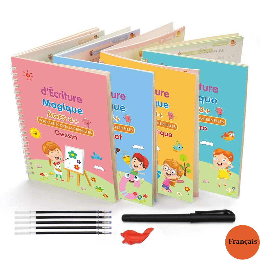 cahier dcriture calligraphie 4 livres uotqy