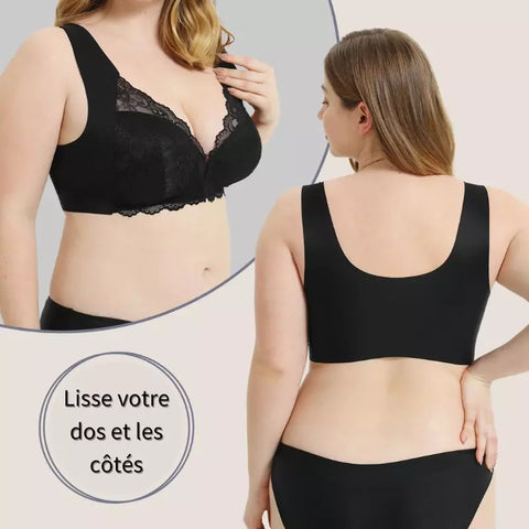 Soutien-gorge sans fil galbant Ã  fermeture frontale (pack de 3)