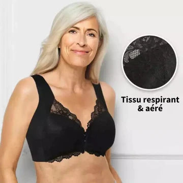 Soutien-gorge sans fil galbant Ã  fermeture frontale (pack de 3)