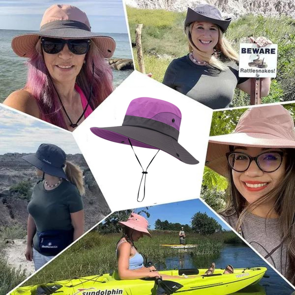 SUNSHADE - Chapeau de soleil pliable avec protection UV
