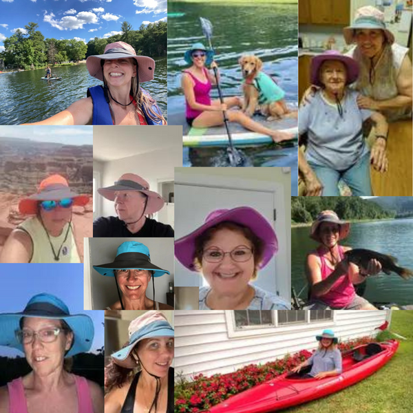 SUNSHADE - Chapeau de soleil pliable avec protection UV