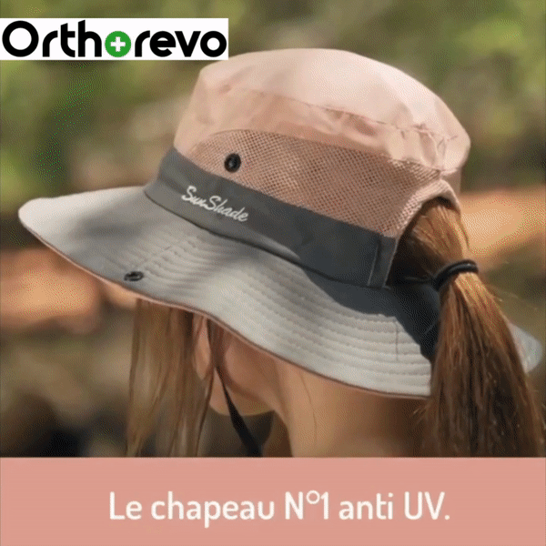 SUNSHADE - Chapeau de soleil pliable avec protection UV