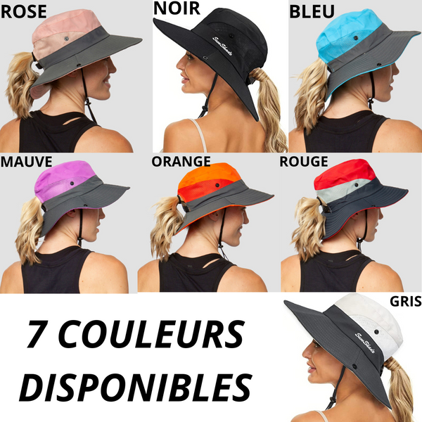 SUNSHADE - Chapeau de soleil pliable avec protection UV