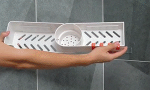 Ã‰tagÃ¨re de Douche Rangement - Montage RÃ©glable Sans Percer