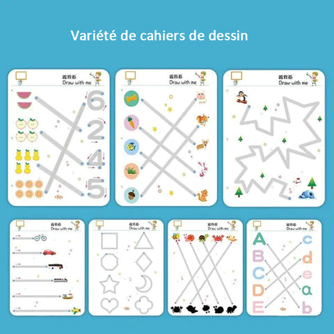 Ensemble De Cahiers De TraÃ§age Magiques