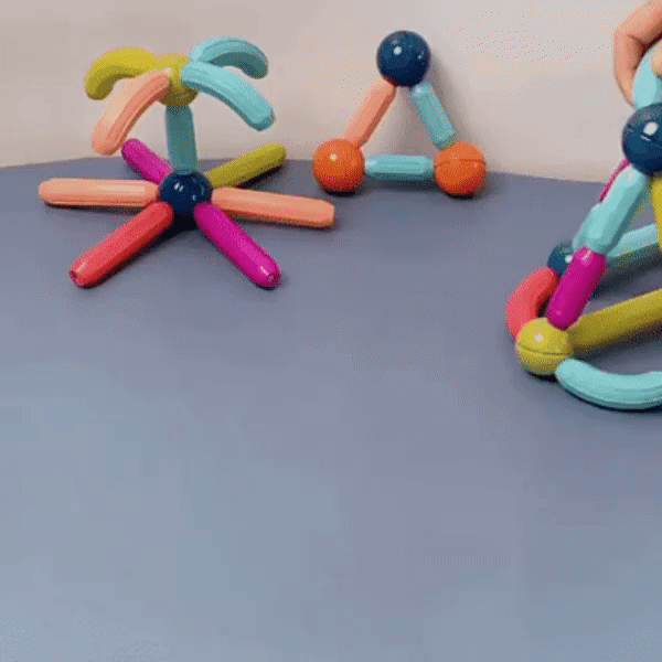 MAGNET TOYSâ„¢ - DÃ‰VELOPPEZ LA CRÃ‰ATIVITÃ‰ - BÃ‚TONS MAGNÃ‰TIQUES