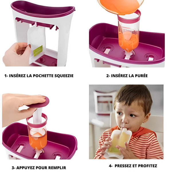 Station de presse-aliments pour enfants - SQUEEZIE