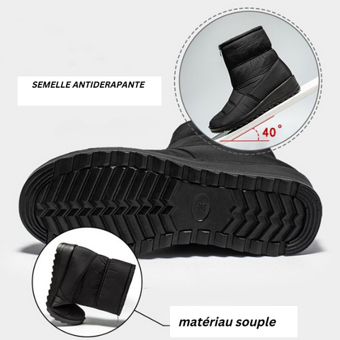 BOTTINES IMPERMÃ‰ABLES EN PELUCHE POUR FEMME - Nouvelle collection 2023