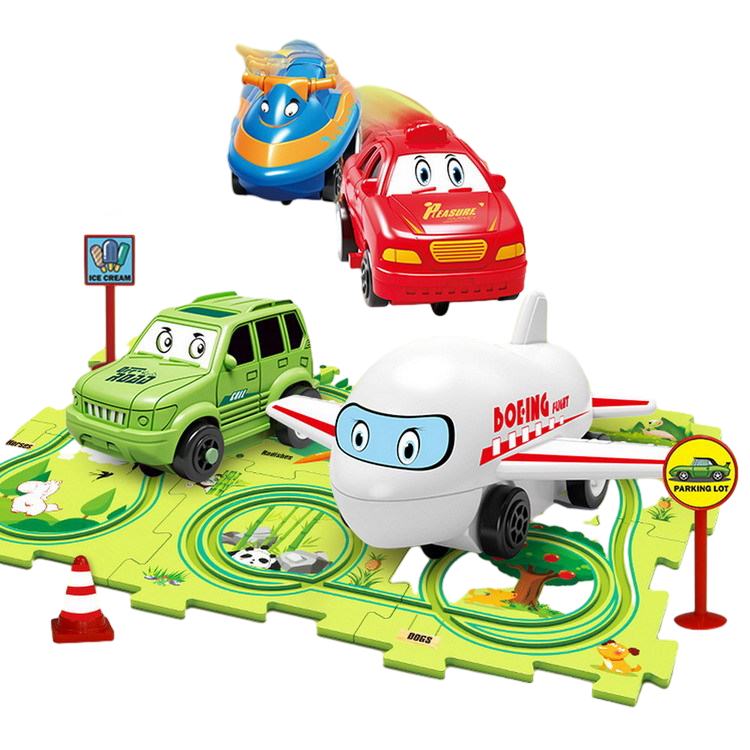 piste de route incurve pour enfants cc9fh