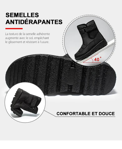 BOTTES DE NEIGE IMPERMÃ‰ABLES ET CONFORTABLES POUR FEMME