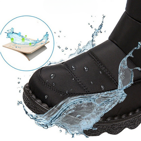 BOTTES DE NEIGE IMPERMÃ‰ABLES ET CONFORTABLES POUR FEMME