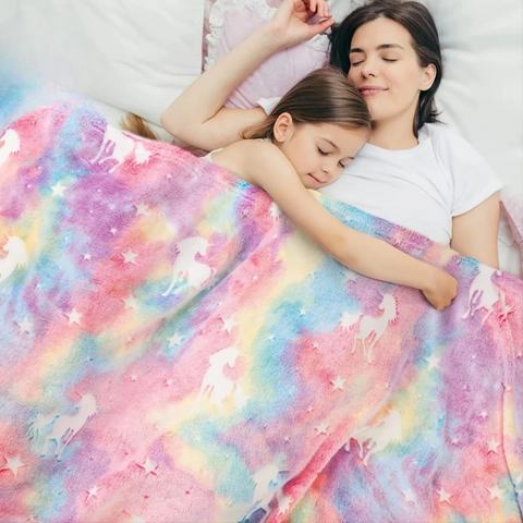 Couverture lumineuse et douillette pour les enfants