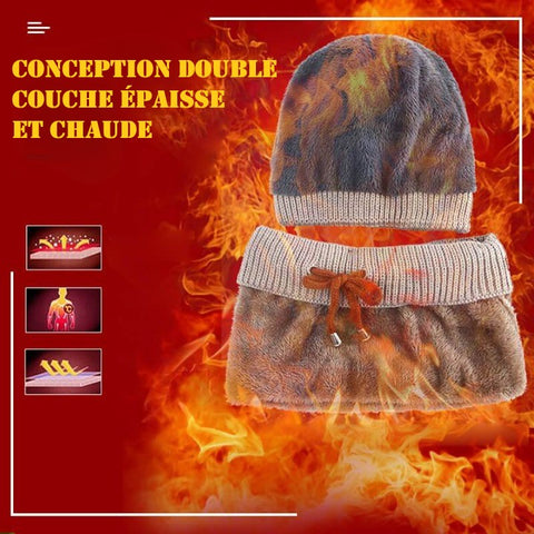 Ensemble 3 en 1 pour l'hiver, masque, bonnet et Ã©charpe