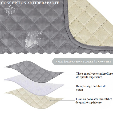 Housse de fauteuil inclinable antidÃ©rapante