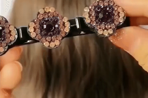 Pince Ã  Cheveux Ã‰lÃ©gante en Cristal - Nyzara