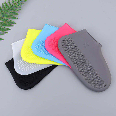 Sur-chaussures unisexes en silicone impermÃ©ables