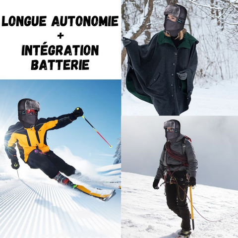 Bonnet BERDA avec oreillettes Bluetooth intÃ©grÃ©s