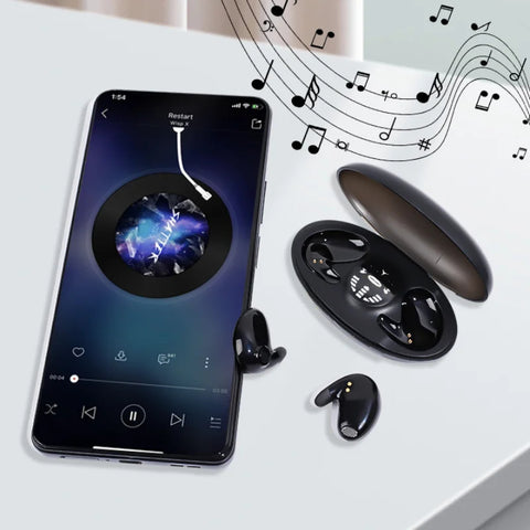 Ecouteurs sans fil Bluetooth 5.3 invisibles