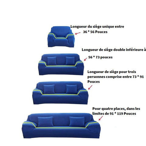 Housse extensible pour canapÃ© et fauteuil