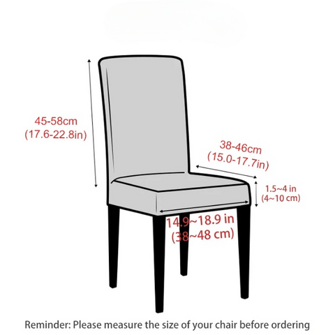 Juste de chaise Ã©lastique universelle