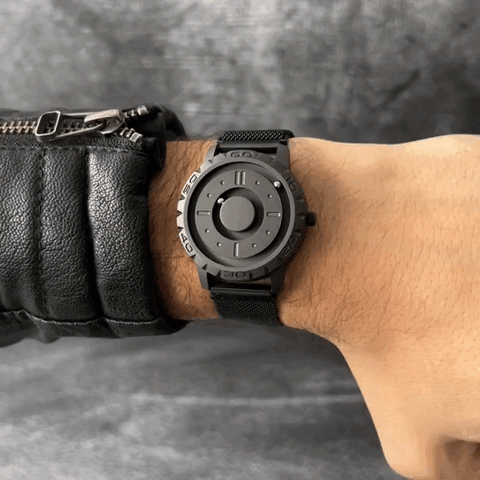 Montre Ã  quartz magnÃ©tique pour homme