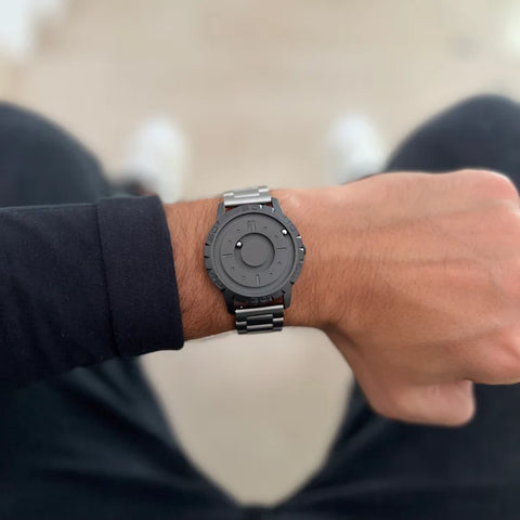 Montre Ã  quartz magnÃ©tique pour homme