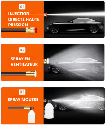 Pistolet Ã  eau de pulvÃ©risation haute pression portable sans fil