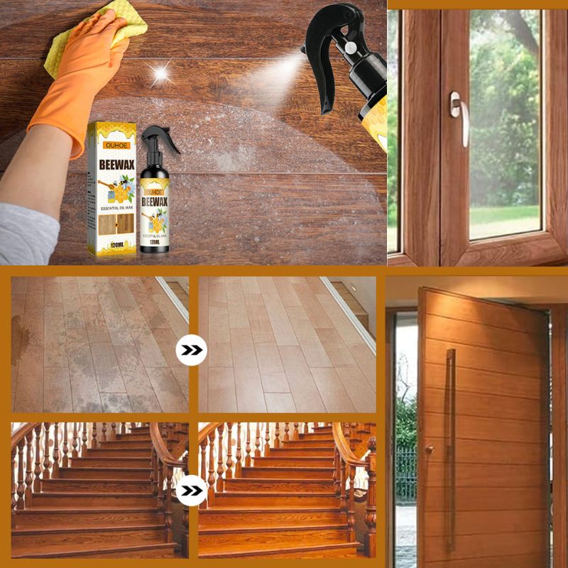 Spray de Cire d'Abeille pour Meubles 100% naturel