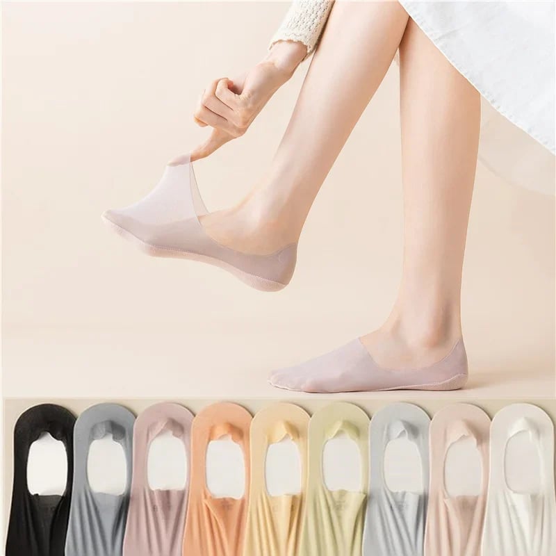 Chaussettes fines invisibles
