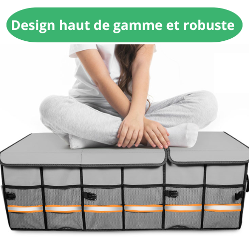Grand organiseur de coffre de voiture