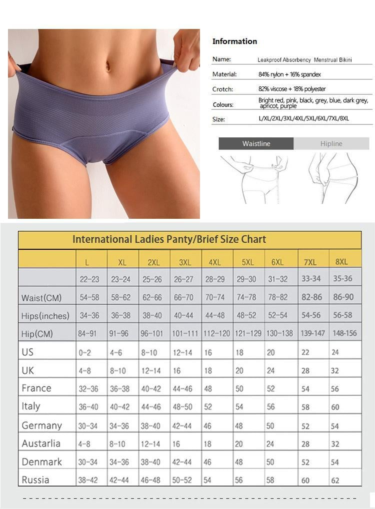 Sous-vÃªtement menstruel Ellza - ModÃ¨le Ultra Protect