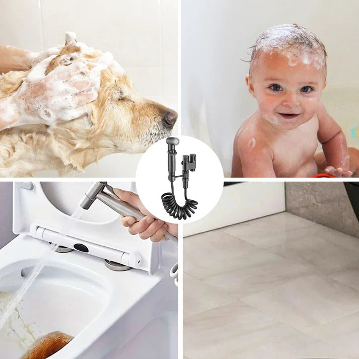 Valve De ContrÃ´le Double 1 EntrÃ©e 2 Sorties - PulvÃ©risateur De Bidet Ã€ Main Pour Toilettes En Acier Inoxydable