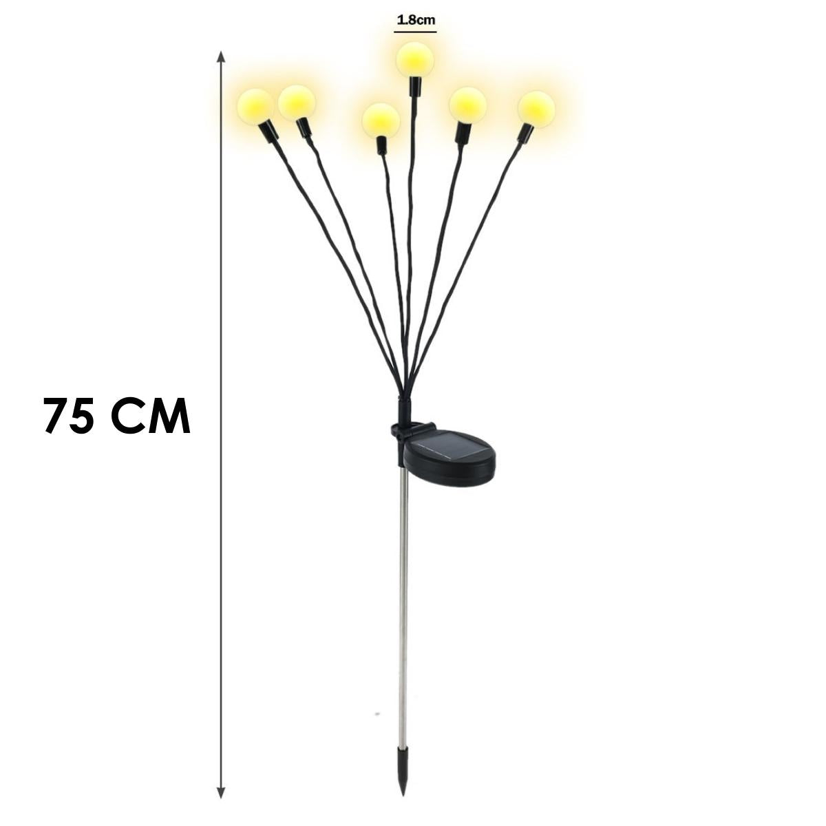 Lampes LED Lucioles à Énergie Solaire